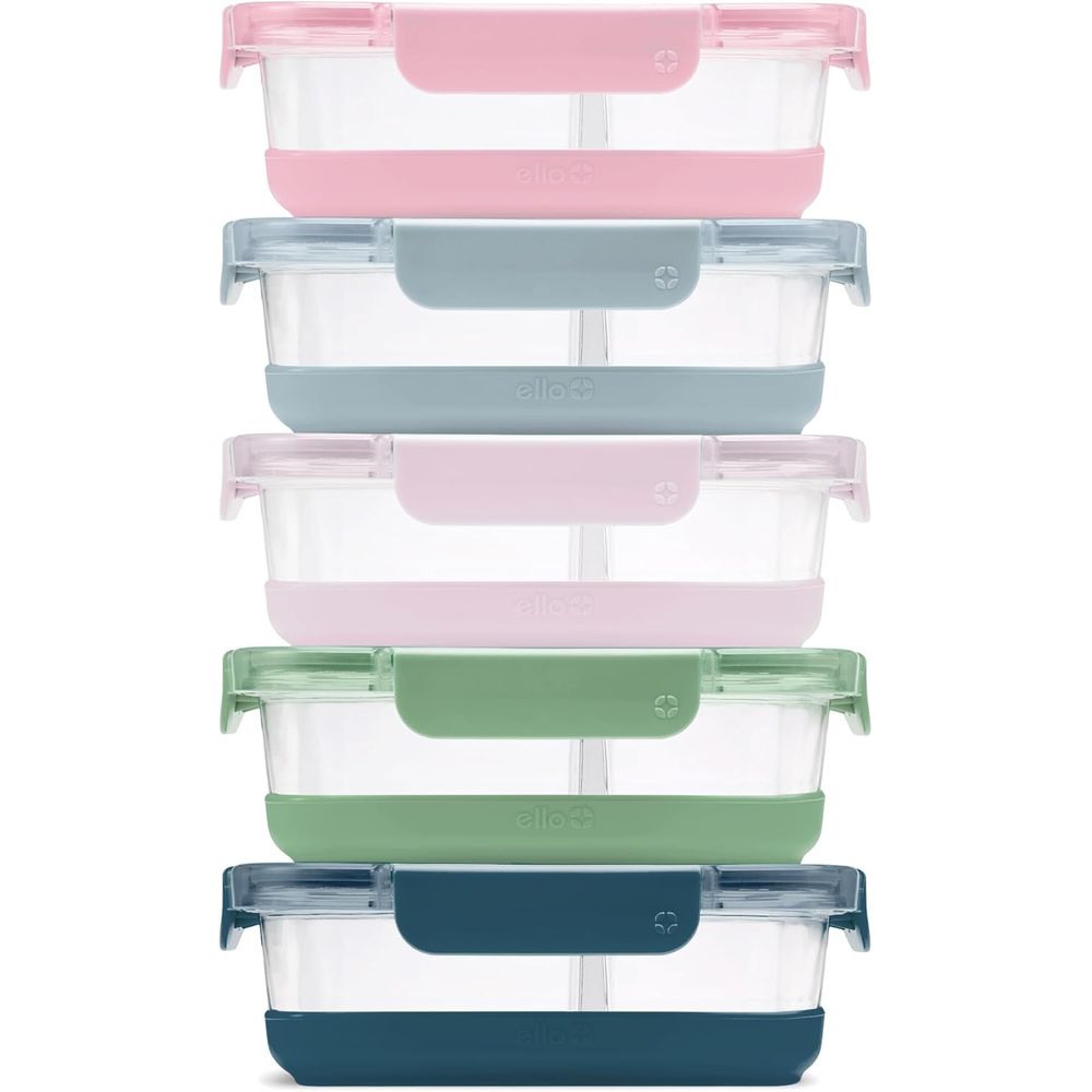 Food Storage Prep Containers - Refresh 3.4 Cup Divided Meal Prep