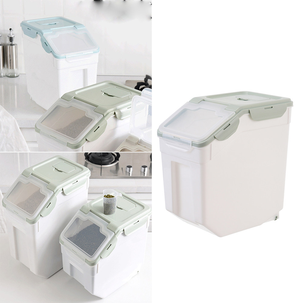 Food Storage No Pantry - Beige Large Pet Food Storage Container
