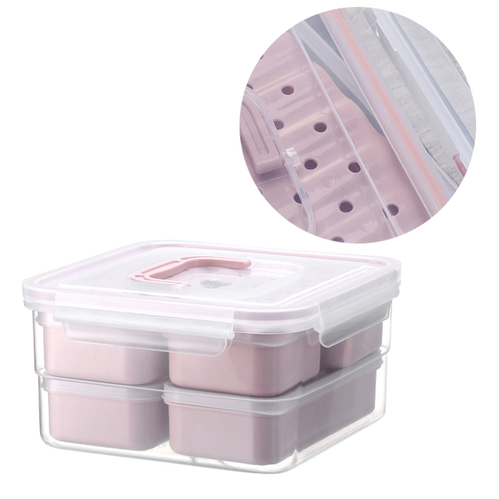 Food Storage Containers Plastic Box - 6Pcs Food Storage Containers Bpa Free