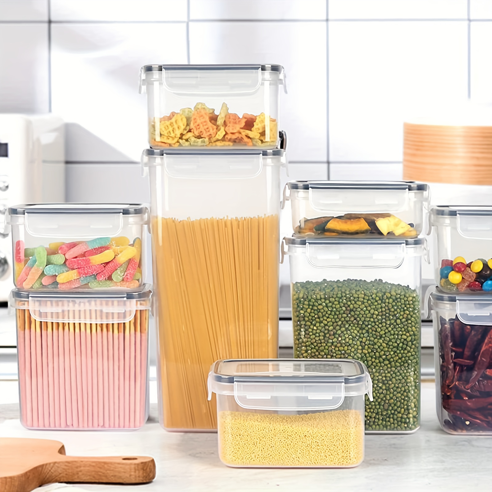 Kitchen 7pcs Food Containers S – обзор и цена Food Storage Containers Plastic Box