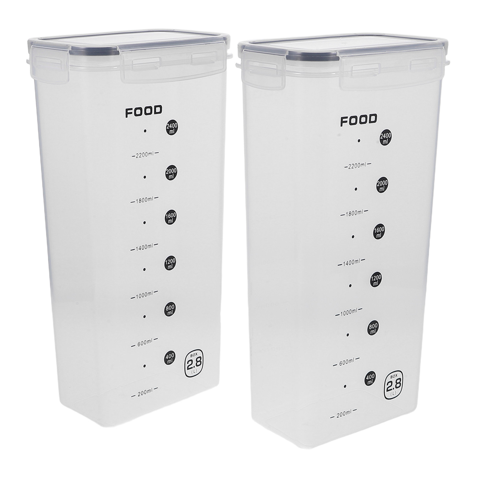 2Pcs Clear Grain Storage Box A – обзор и цена Food Storage Containers Plastic Box