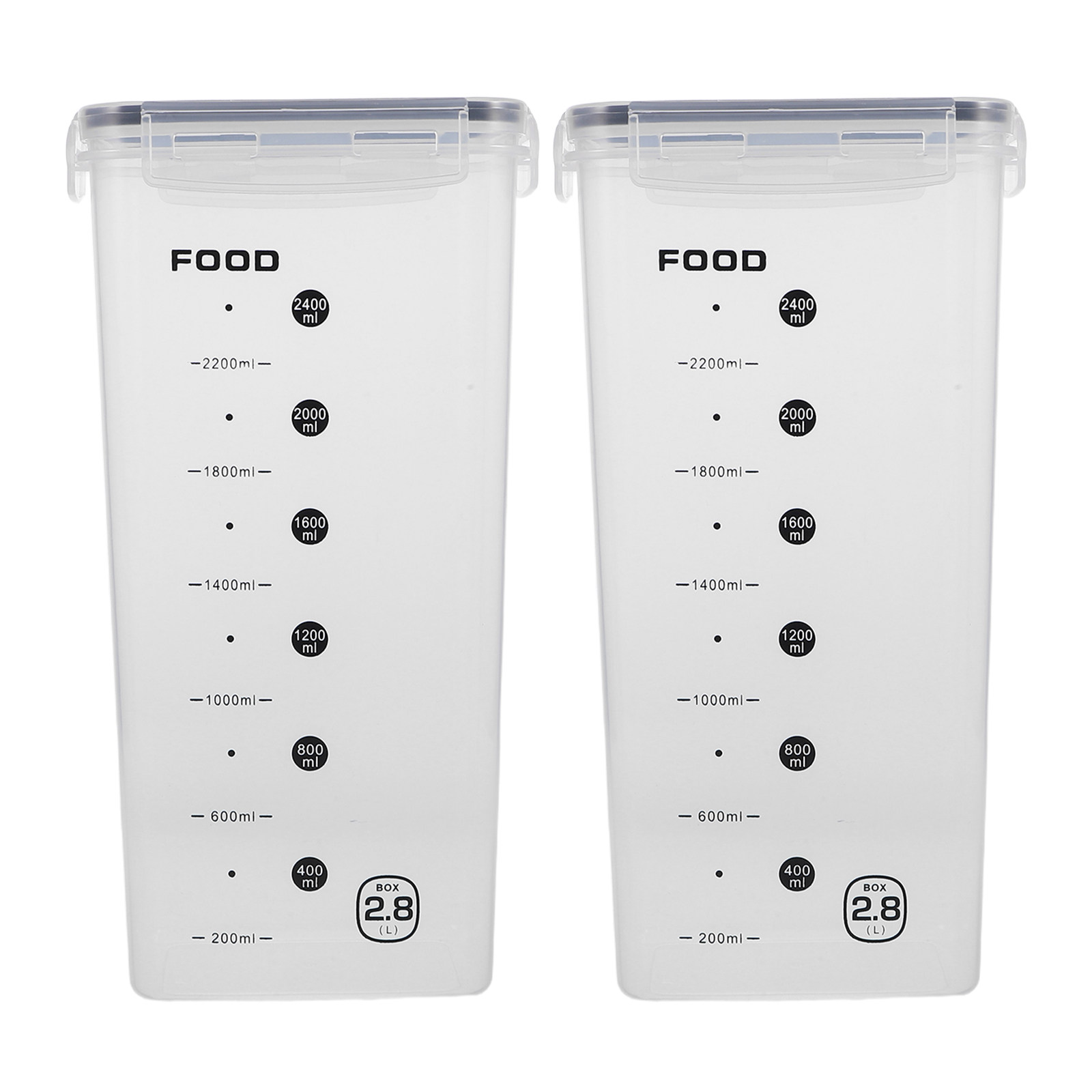 2Pcs Clear Grain Storage Box A – обзор и цена Food Storage Containers Plastic Box