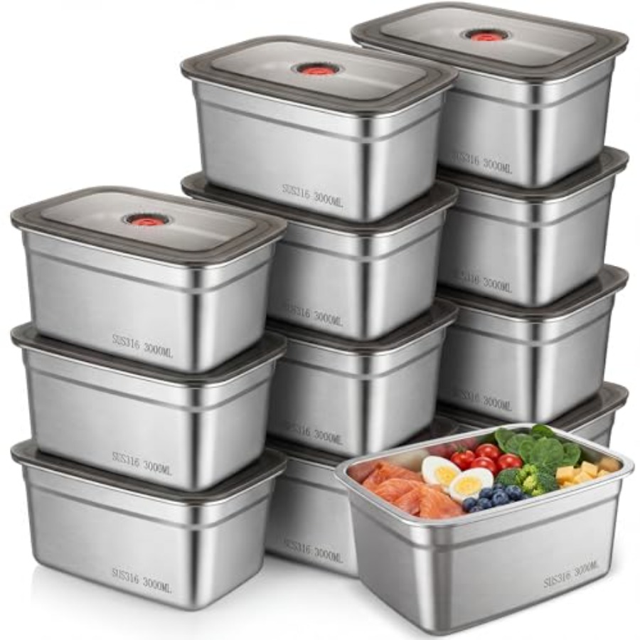 Kitchen use stainless steel fo – обзор и цена Food Storage Prep Containers