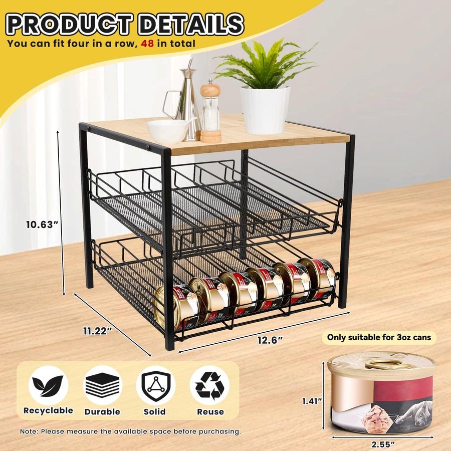 amp Iron Cat Food Organizer fo – обзор и цена Food Storage No Pantry