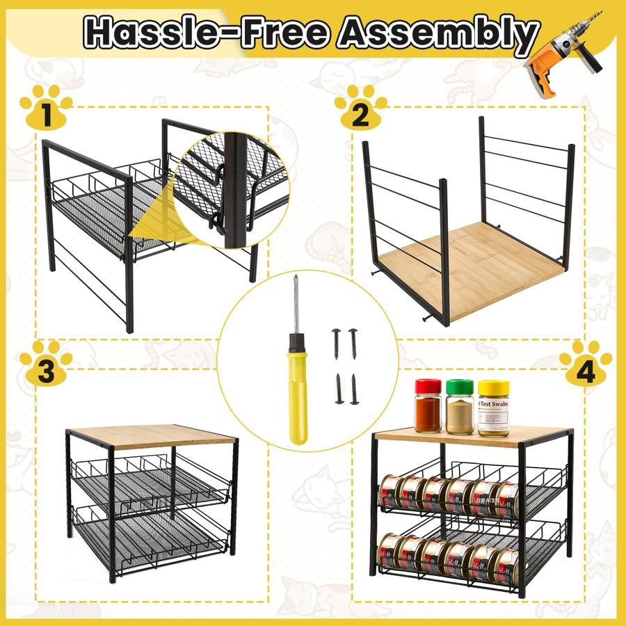 amp Iron Cat Food Organizer fo – обзор и цена Food Storage No Pantry