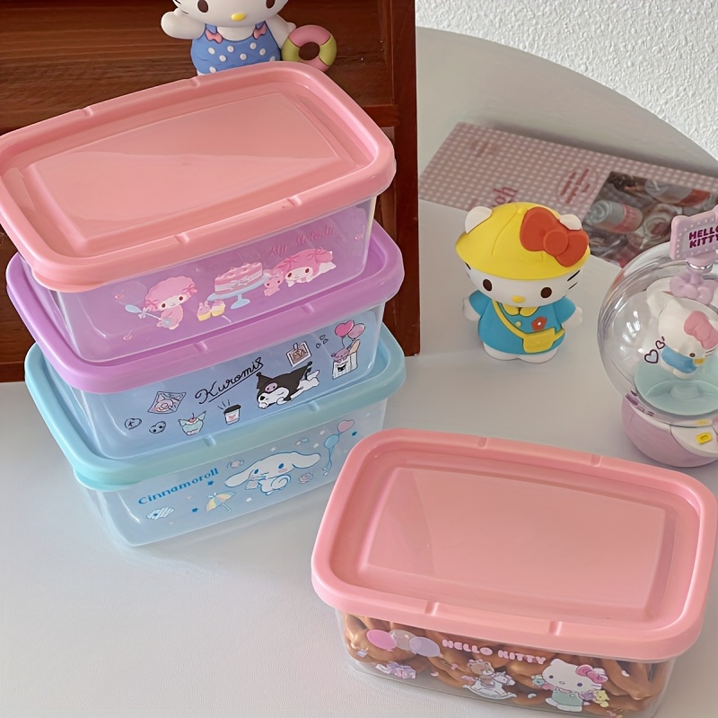 2Pcs Sanrio Hello Kitty Food S – обзор и цена Food Storage Containers Plastic Box