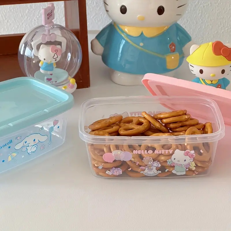 2Pcs Sanrio Hello Kitty Food S – обзор и цена Food Storage Containers Plastic Box