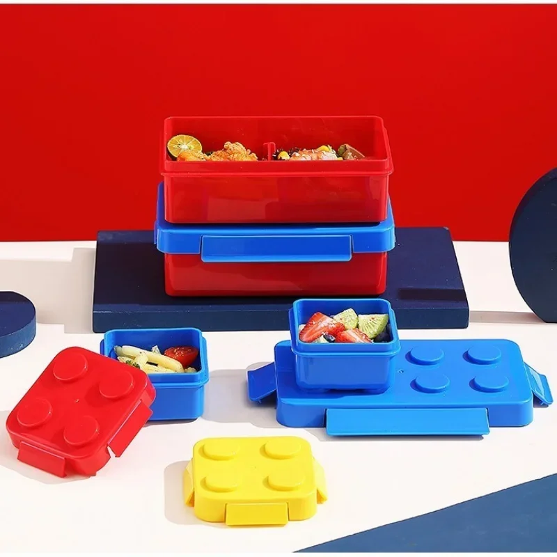 Kids DIY Building Blocks Lunch – обзор и цена Food Storage Building