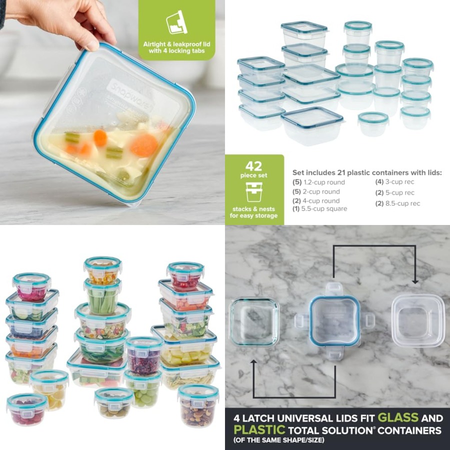 Plastic Total Solution Large F – обзор и цена Food Storage Prep Containers