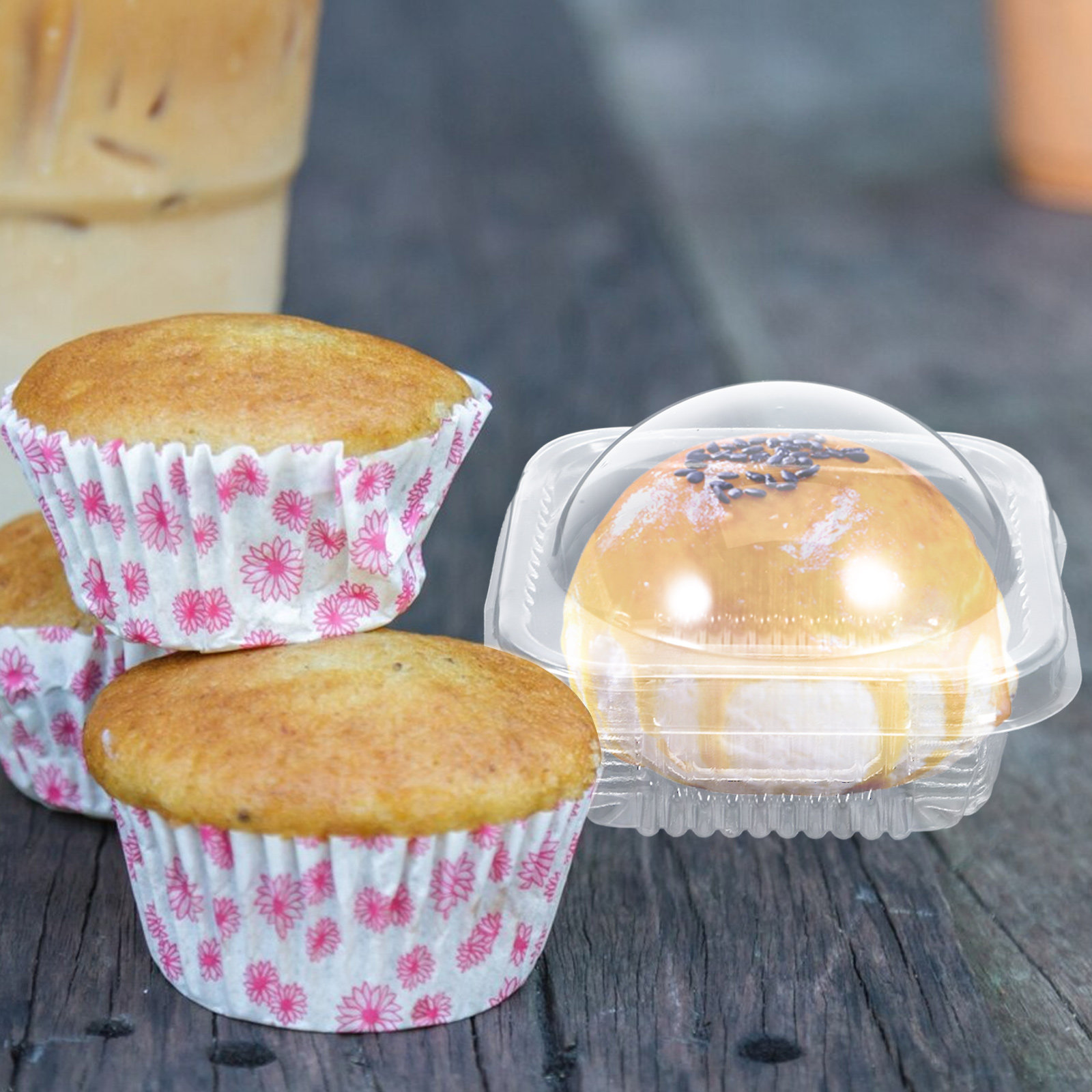 50Pcs Cake Packaging Clear Pla – обзор и цена Food Storage Containers Plastic Box