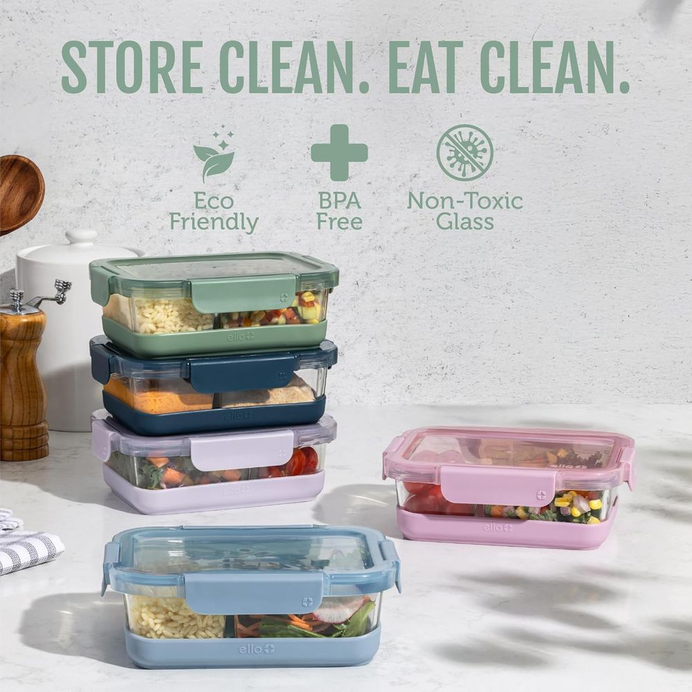 Refresh 3.4 Cup Divided Meal P – обзор и цена Food Storage Prep Containers