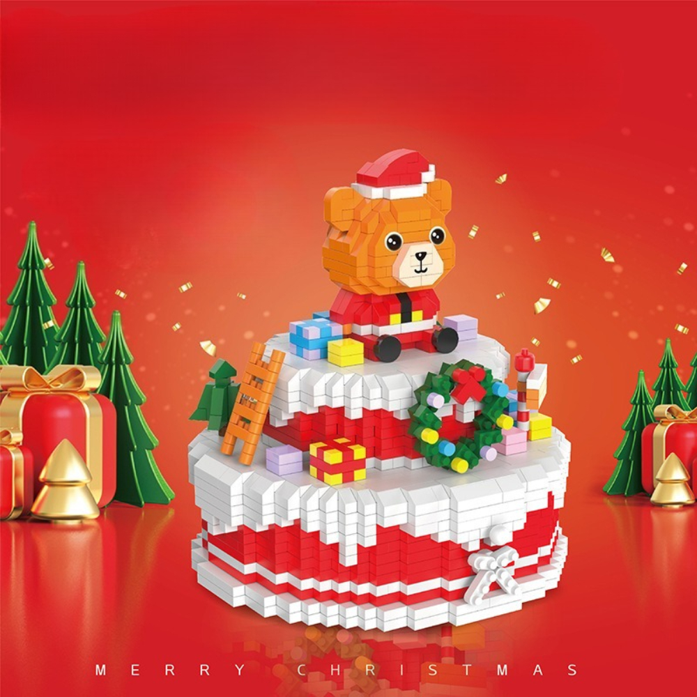 MOC Christmas Bear Cake Storag – обзор и цена Food Storage Building