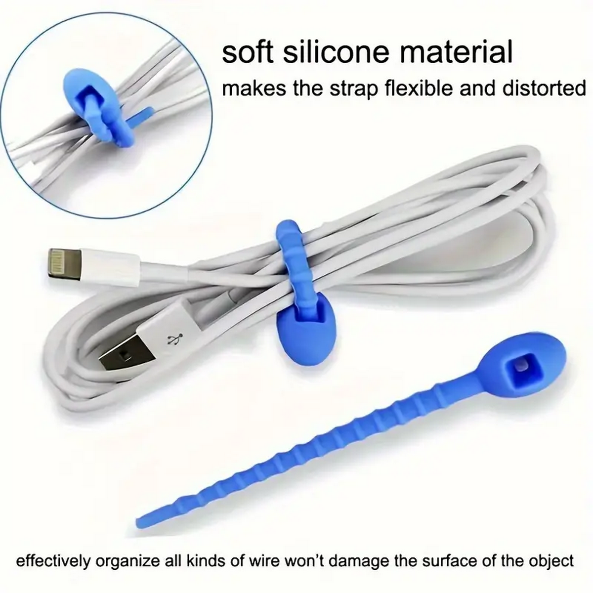 Silicone Reusable Cable Wire O – обзор и цена Food Storage Bag Organizer
