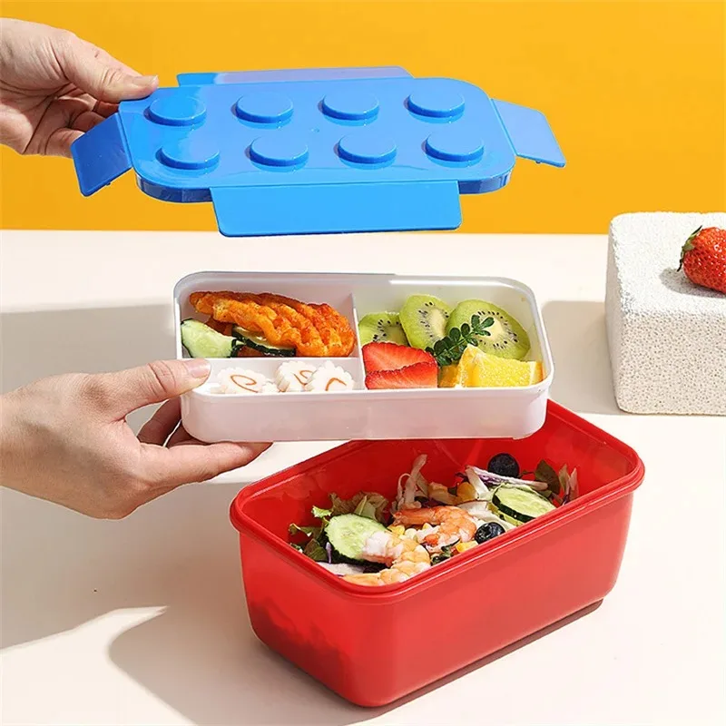 Lunch Box DIY Building Block P – обзор и цена Food Storage Building