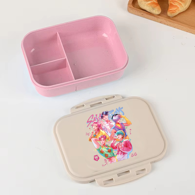 KPop Demon Hunters Lunch Box A – обзор и цена Food Storage Containers Plastic Box