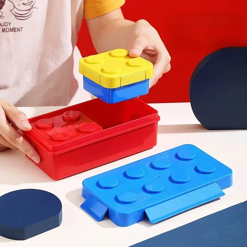 Building Blocks Lunch Box DIY  – обзор и цена Food Storage Building