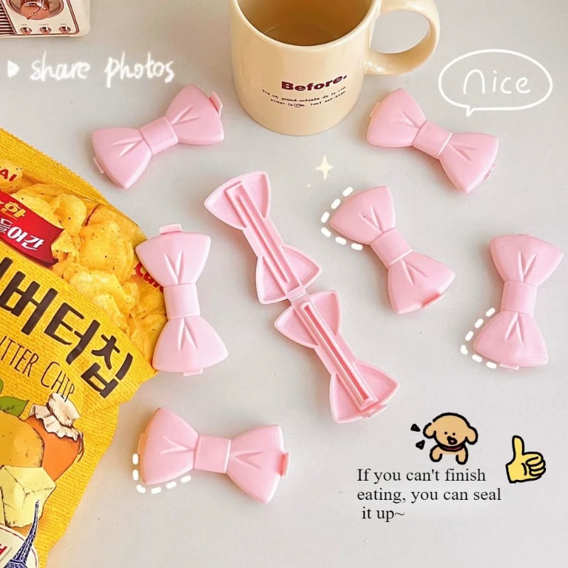 5PCS Kawaii Food Sealing Clip  – обзор и цена Food Storage Bag Organizer