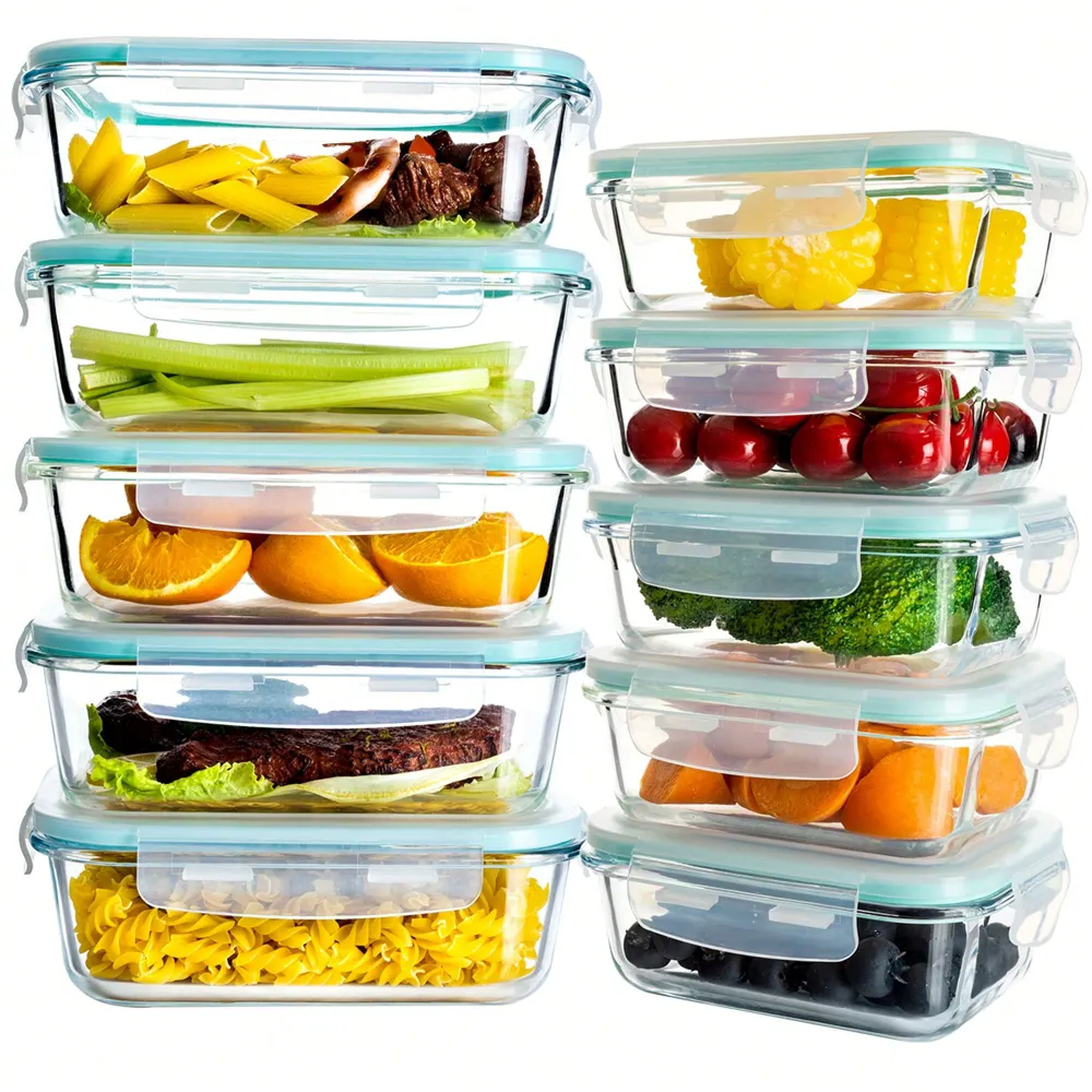 Pieces Glass Meal Prep Contain – обзор и цена Food Storage Prep Containers