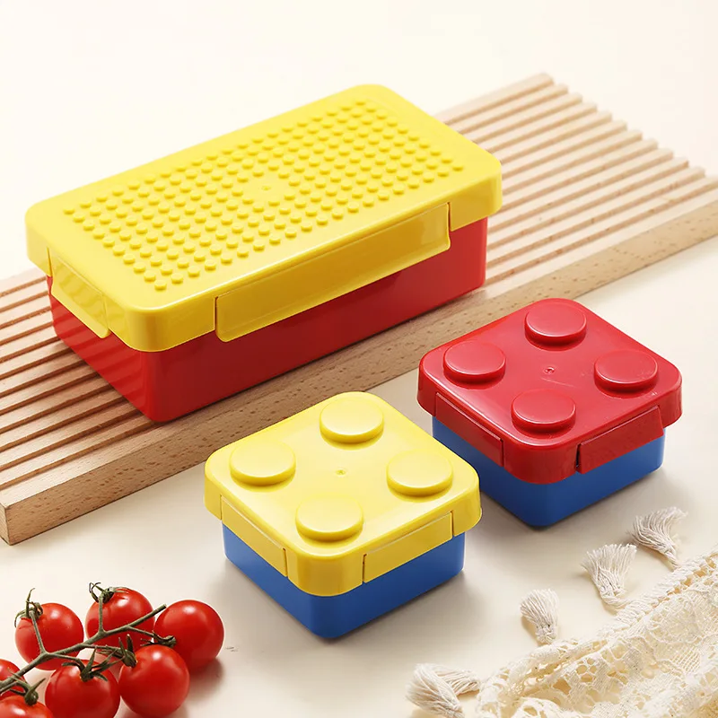 Building Block Lunch Box Color – обзор и цена Food Storage Building