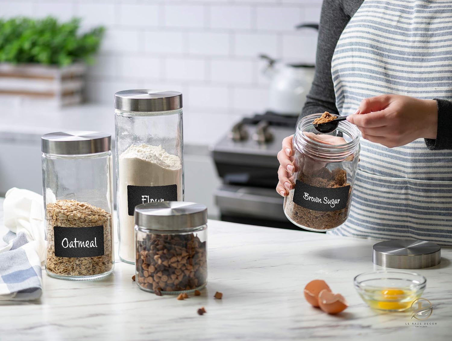 4pc Canister Sets for Kitchen  – обзор и цена Food Storage Jars & Containers