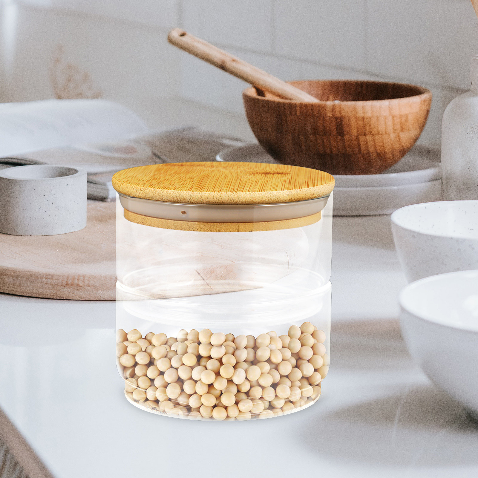 1Set Clear Glass Sealing Jars  – обзор и цена Food Storage Jars & Containers