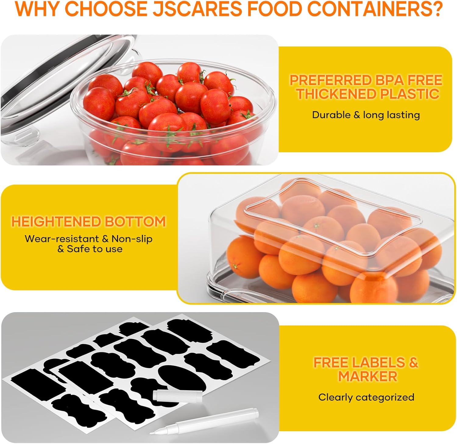 52 PCS Food Storage Containers – обзор и цена Food Storage Prep Containers