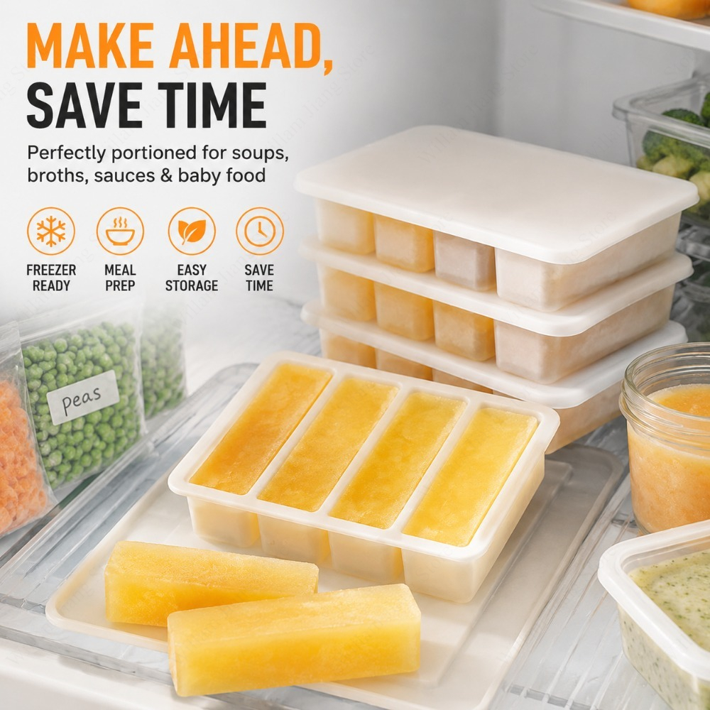 Durable Silicone Freezing Tray – обзор и цена Food Storage In Cooler