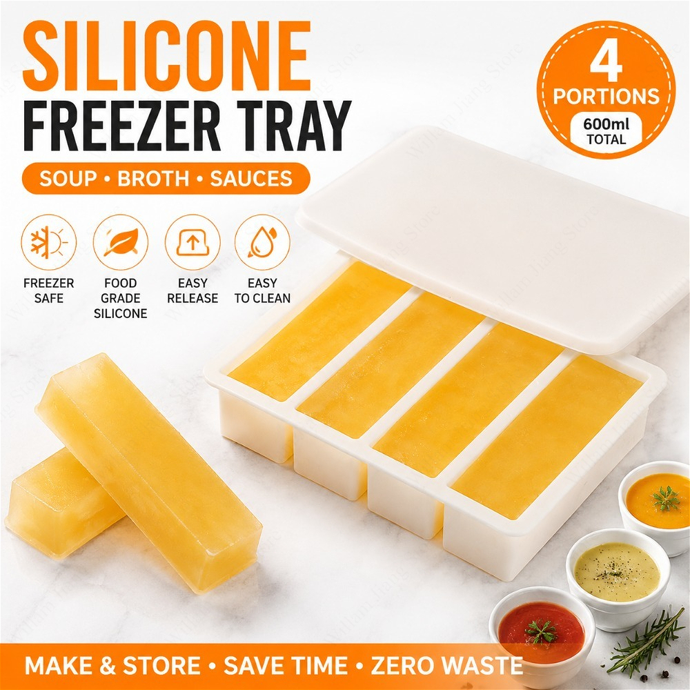 Durable Silicone Freezing Tray – обзор и цена Food Storage In Cooler