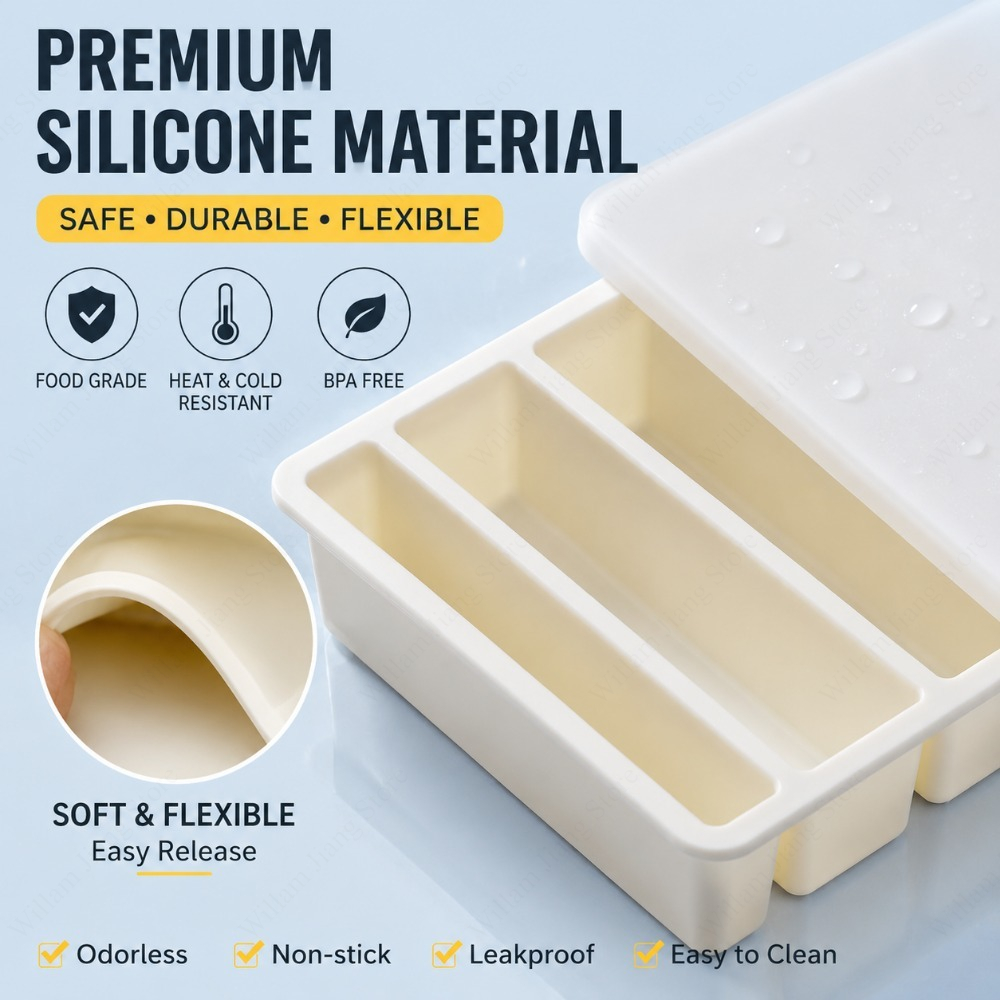 Durable Silicone Freezing Tray – обзор и цена Food Storage In Cooler