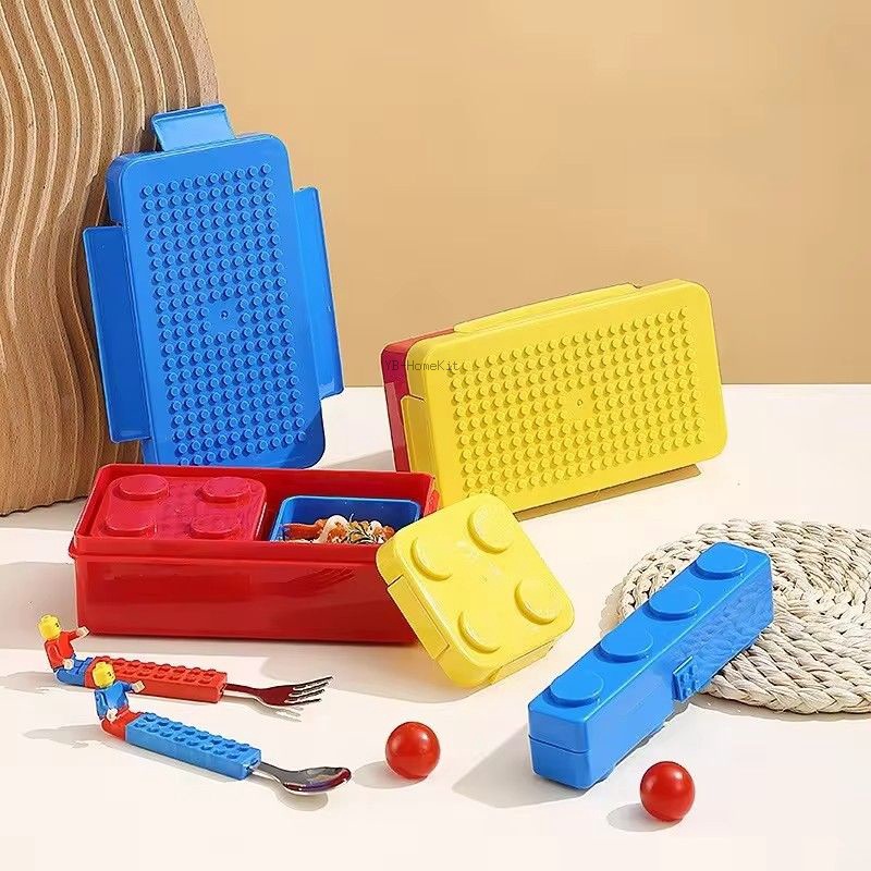 DIY Building Block Lunch Box M – обзор и цена Food Storage Building