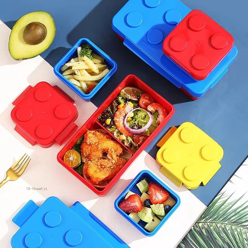 DIY Building Block Lunch Box M – обзор и цена Food Storage Building