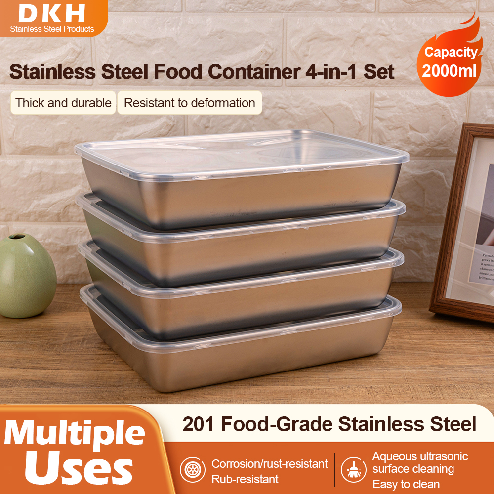 MTM 4PCS Stainless Steel Food  – обзор и цена Food Storage No Pantry