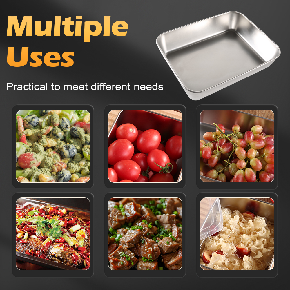 MTM 4PCS Stainless Steel Food  – обзор и цена Food Storage No Pantry