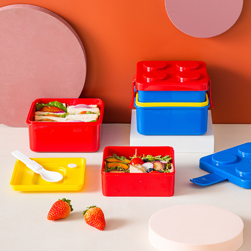 DIY Building Block Lunch Box M – обзор и цена Food Storage Building