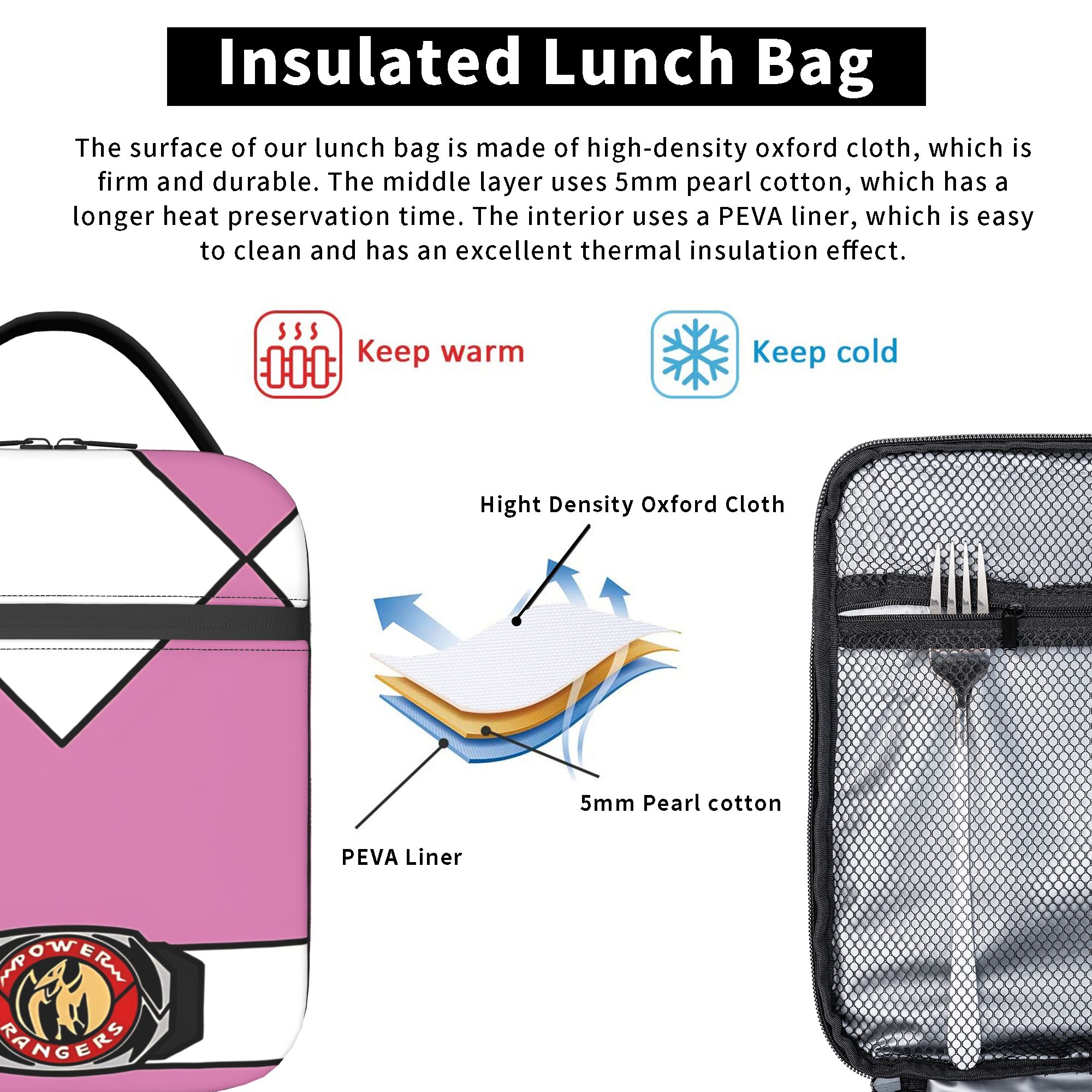 Power Rangers Insulated Lunch  – обзор и цена Food Storage In Cooler
