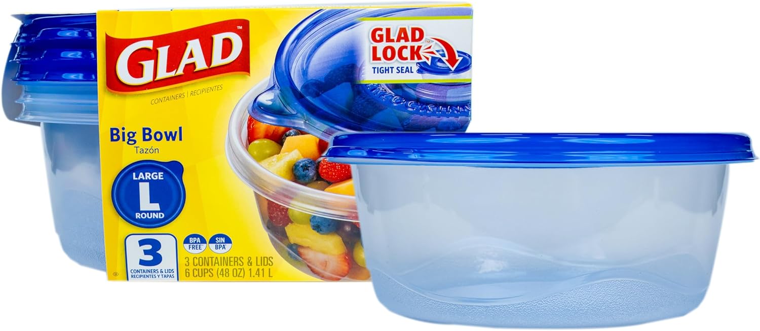 48 oz Round Food Storage Conta – обзор и цена Food Storage Prep Containers